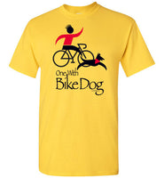 One With Bike Dog