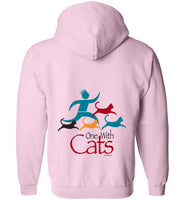 One With Cats 2 Sided Zip Hoodie